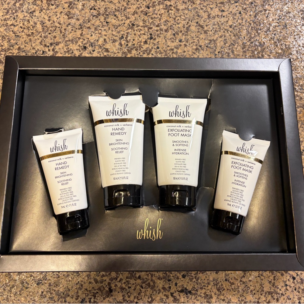 Whish Black and White Skincare Collection